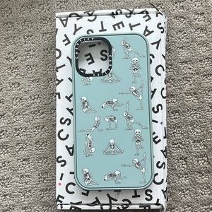 iPhone 12 Pro Max Casetify Skeleton Yoga case - sky blue